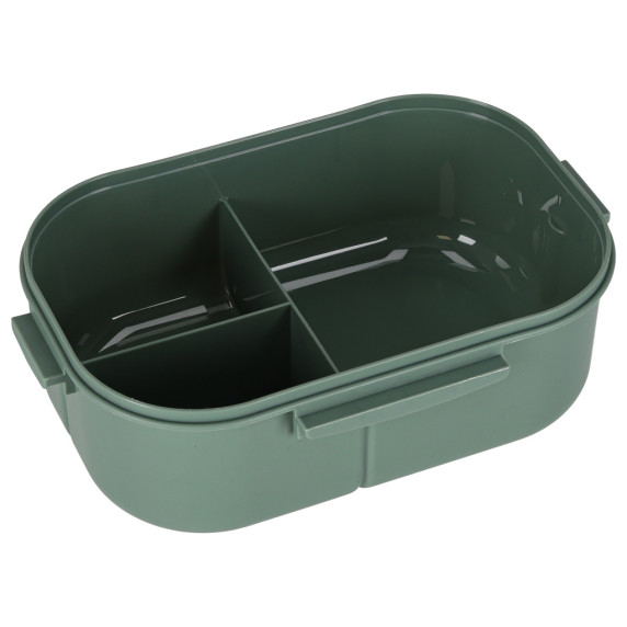 Uzsonnásdoboz, ételdoboz rekeszekkel 1200 ml LUNCH BOX SPLIT - Zöld