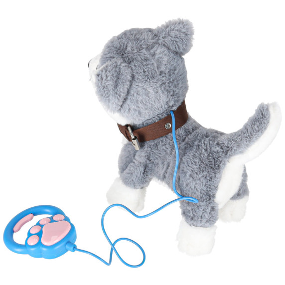 Jucărie interactivă cățeluș cu lesă Inlea4Fun INTERACTIV PUPPY – Husky