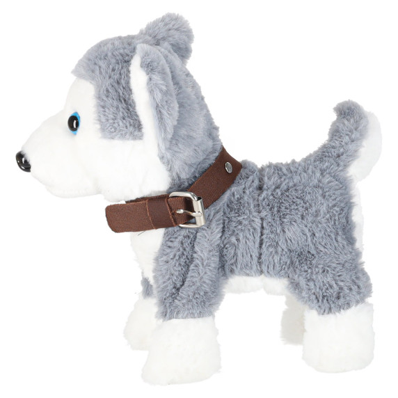 Jucărie interactivă cățeluș cu lesă Inlea4Fun INTERACTIV PUPPY – Husky