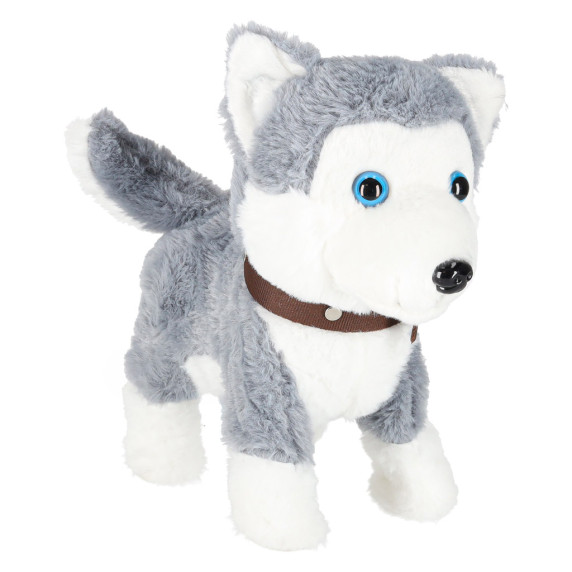Jucărie interactivă cățeluș cu lesă Inlea4Fun INTERACTIV PUPPY – Husky