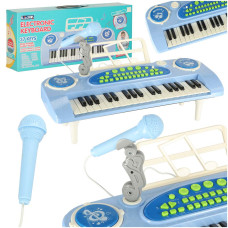 Interaktívny klavír s mikrofónom Inlea4Fun ELECTRONIC KEYBOARD - modrý - 