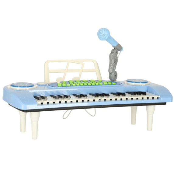 Interaktívny klavír s mikrofónom Inlea4Fun ELECTRONIC KEYBOARD - modrý
