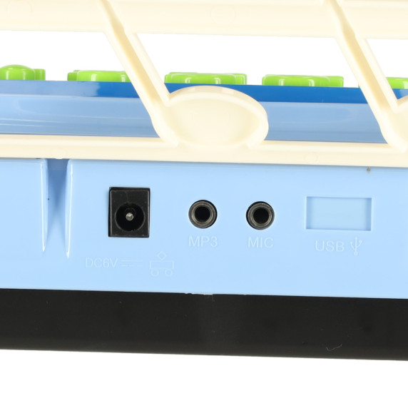 Interaktívny klavír s mikrofónom Inlea4Fun ELECTRONIC KEYBOARD - modrý