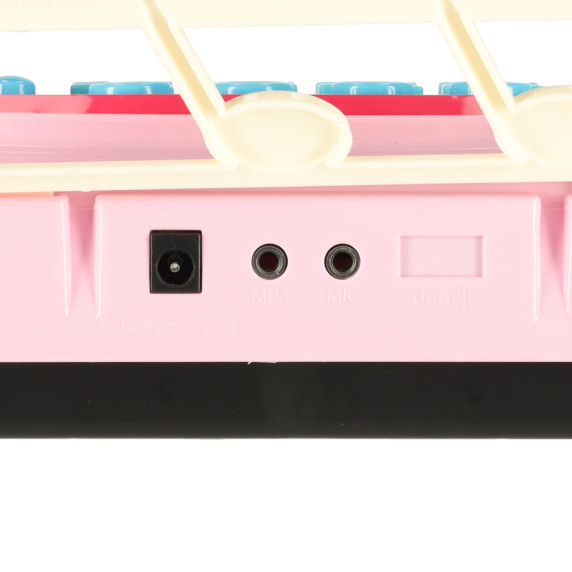 Interaktívny klavír s mikrofónom Inlea4Fun ELECTRONIC KEYBOARD - ružový