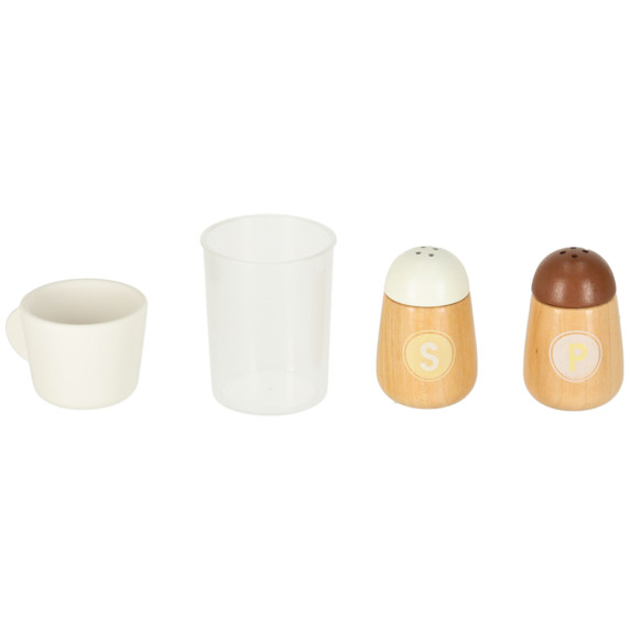Bucătărie de jucărie din lemn 90 cm - Inlea4Fun WOODEN KITCHEN