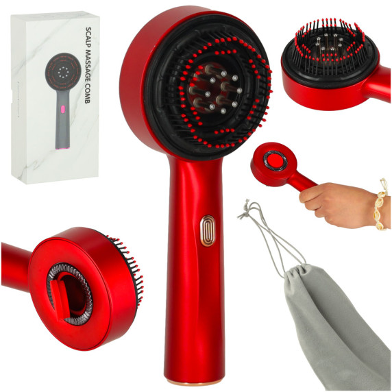 Masážny prístroj, masážna kefa na hlavu SCALP MASSAGE COMB