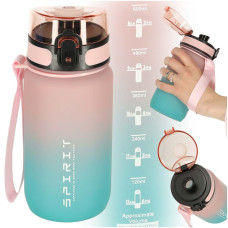 Vizes palack kulacs 600 ml SPIRIT - Rózsaszín/kék - 