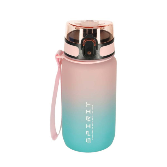 Vizes palack kulacs 600 ml SPIRIT - Rózsaszín/kék