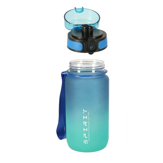 Vizes palack kulacs 600 ml SPIRIT - Kék/zöld