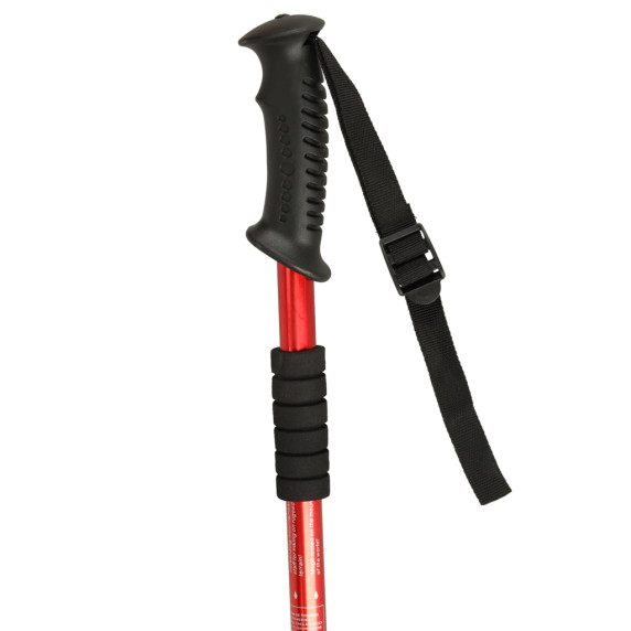 Bețe Nordic Walking pliabile – 2 bucăți – culoare roșie