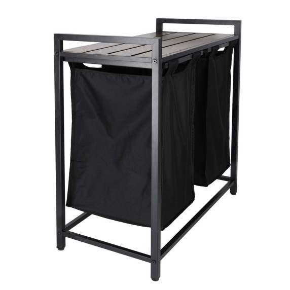 Szennyeskorás állvány 2 rekesszel 92 liter 73,2x73x33 cm