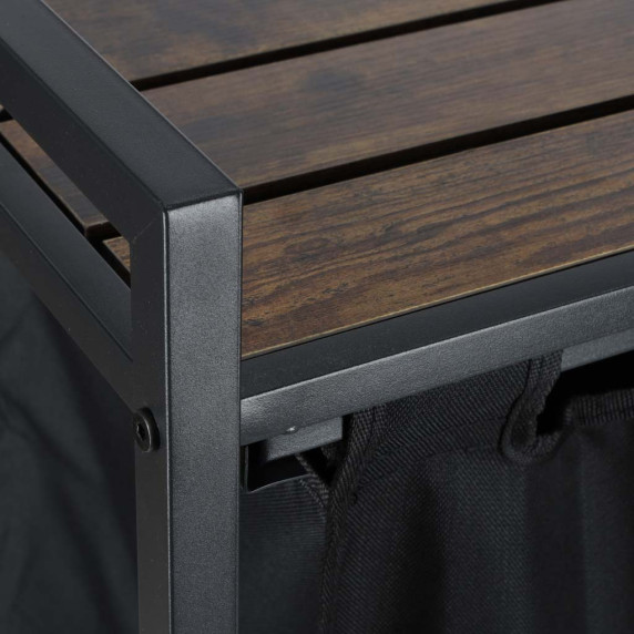 Szennyeskorás állvány 2 rekesszel 92 liter 73,2x73x33 cm