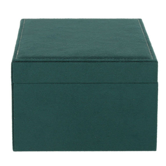 Orgaizator  pentru bijuterii  24 x 17 x 11 cm –  Inlea4Home – Verde închis
