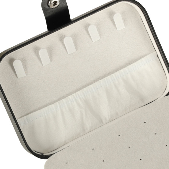Organizator  de bijuterii 16 × 11 × 5 cm negru