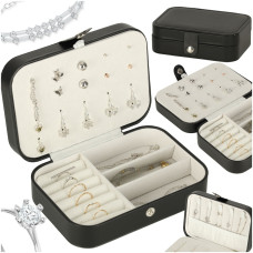 Organizator  de bijuterii 16 × 11 × 5 cm negru - 