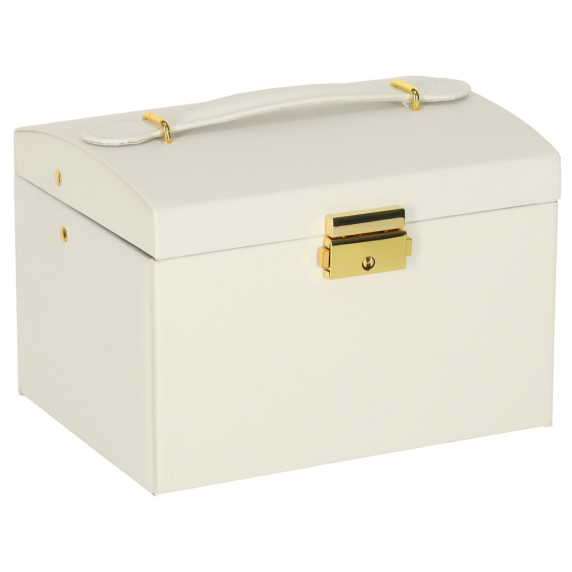 Ékszertartó doboz fiókokkal Inlea4Fun JEWELLERY BOX - Fehér