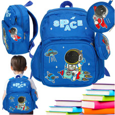 Ghiozdan pentru preșcolari 30x14x23 cm Inlea4Fun - astronaut - 