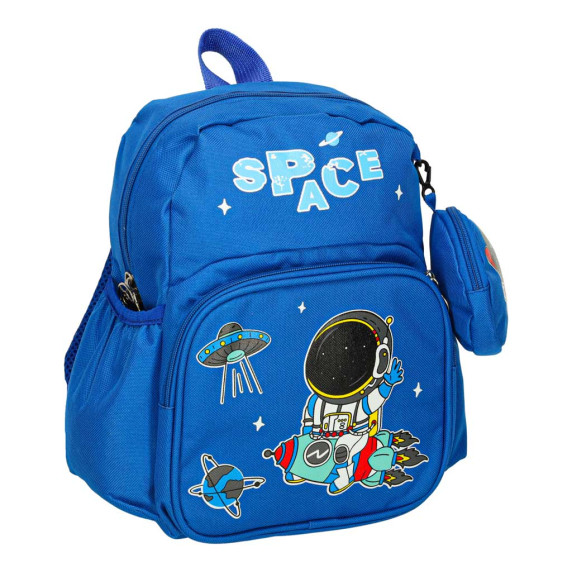 Ghiozdan pentru preșcolari 30x14x23 cm Inlea4Fun - astronaut