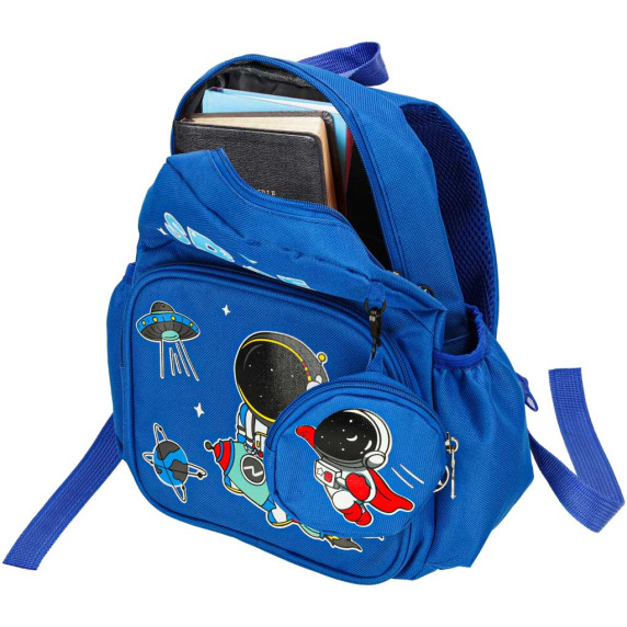 Ghiozdan pentru preșcolari 30x14x23 cm Inlea4Fun - astronaut