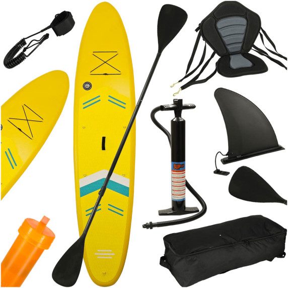 Paddleboard SUP deszka ülés tartozékokkal 350 cm Inlea4Fun - Sárga