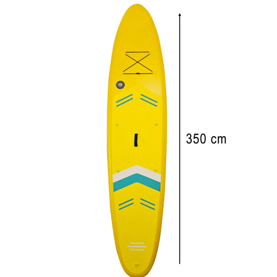Paddleboard SUP deszka ülés tartozékokkal 350 cm Inlea4Fun - Sárga