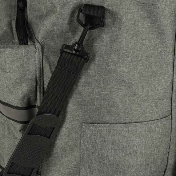 Geantă de cumpărături cu roți, 100 cm gri