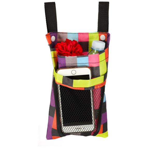 Geantă portbagaj,  asamblat pe ghidon  33 x 19 cm - colorat