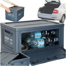 Kemping box, autó csomagtartó rendszerező - Sötétkék - 