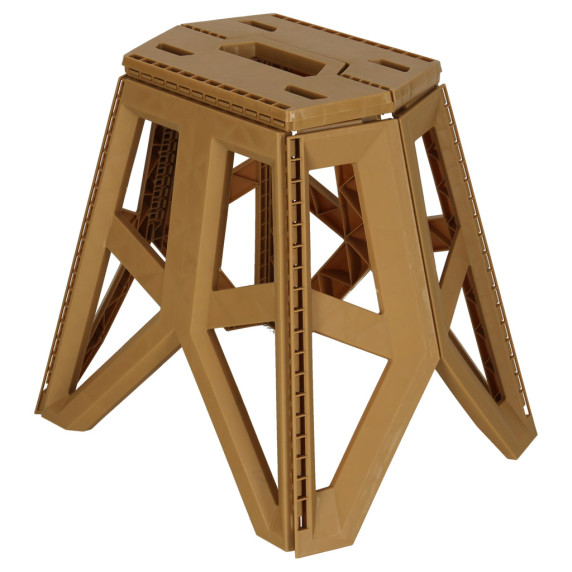 Scaun camping pliabil 39,5 cm - kaki