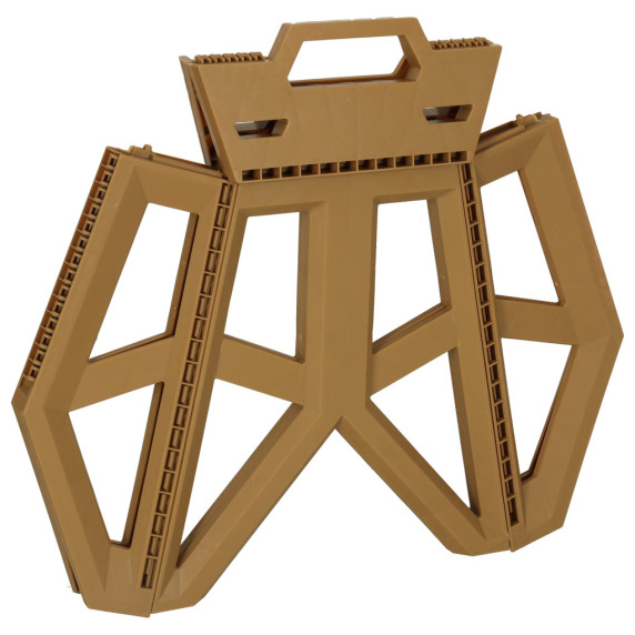 Scaun camping pliabil 39,5 cm - kaki