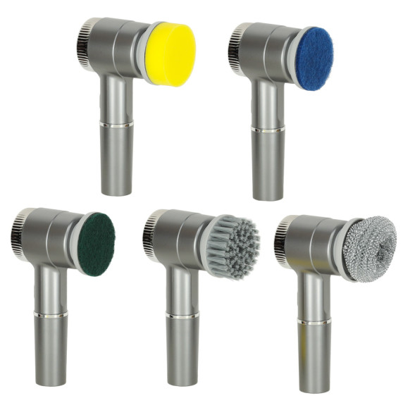 Elektrická čistiaca kefa 5v1 s LED diódami ELECTRIC CLEANING BRUSH