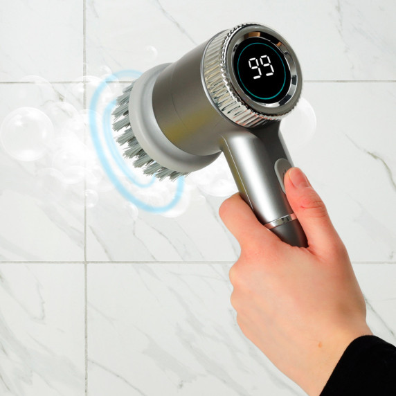 Elektrická čistiaca kefa 5v1 s LED diódami ELECTRIC CLEANING BRUSH