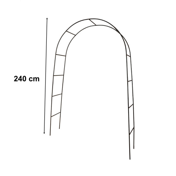 Pergolă de grădină pentru trandafiri 240 cm - Inlea4Home