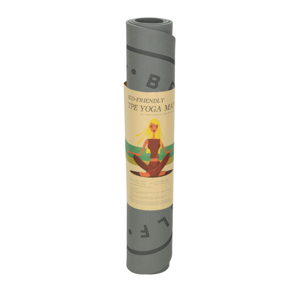Saltea pentru exerciții 127 x 63 x 0,6 cm - gri