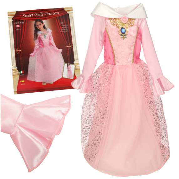 Hercegnő farsangi jelmez SWEET BELLE PRINCESS méret: M (110-120 cm)