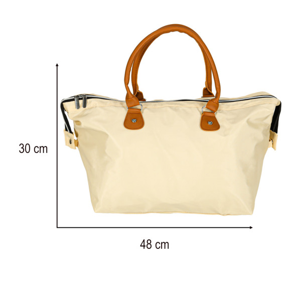 Geantă pentru cărucior multifuncțional 48 x 30 cm - bej