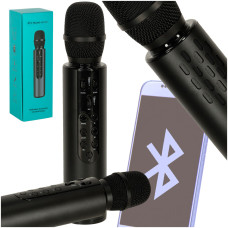 Bluetooth vezeték nélküli karaoke mikrofon PORTABLE KARAOKE MICROPHONE - Fekete - 