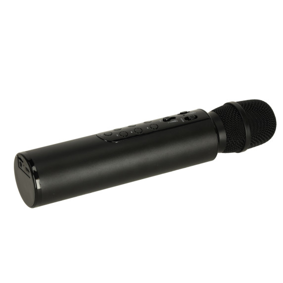 Bluetooth vezeték nélküli karaoke mikrofon PORTABLE KARAOKE MICROPHONE - Fekete