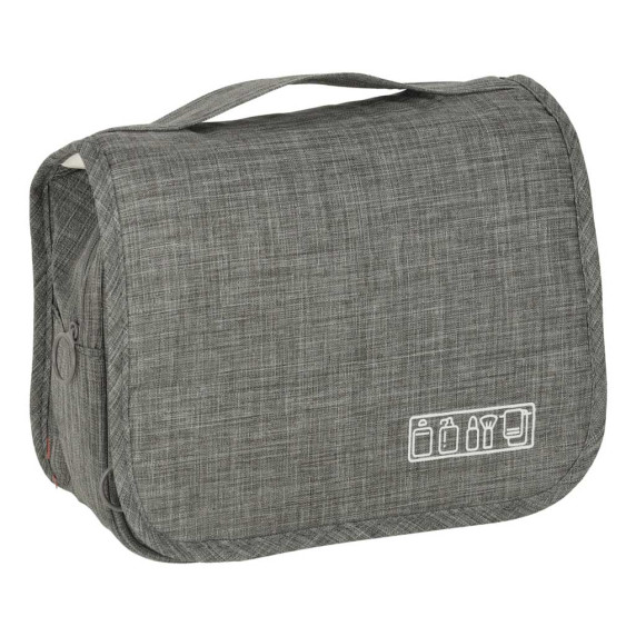 Felakaszthatós utazási kozmetikai táska Inlea4Fun HANDING BAG - Szürke