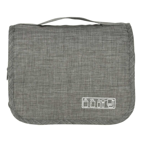 Felakaszthatós utazási kozmetikai táska Inlea4Fun HANDING BAG - Szürke