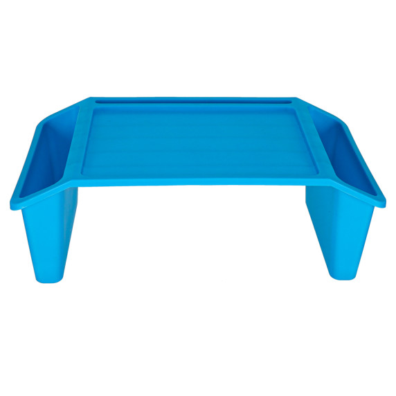 Masă laptop cu organizator 57 x 30 x 21 cm - albastru
