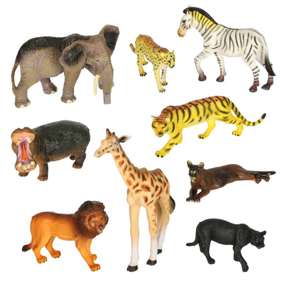 Set figurine  28 piese - Inlea4Fun ANIMAL WORLD - animale