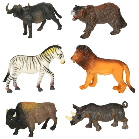 Set figurine  31 piese - Inlea4Fun ANIMAL WORLD – animale