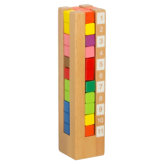 Drevená edukačná skladačka EDUCATIONAL BRAIN TOWER