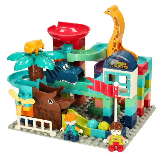 Pistă cu mingi -  Inlea4Fun BIBI-INN -Dinopark cu 121 elemente