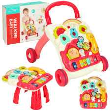 Premergător 4 în 1 -  Inlea4Fun BABY WALKER  - Roșu - 