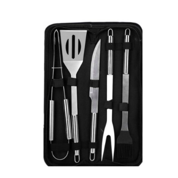 Set de ustensile pentru grătar - 5 piese
