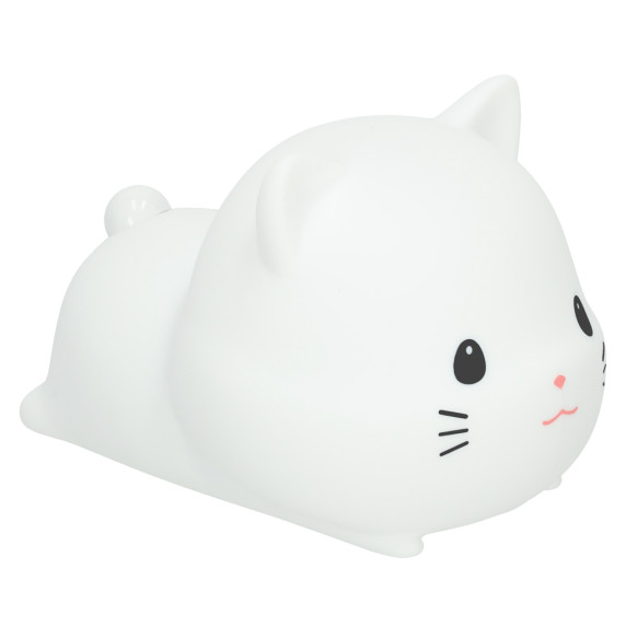 Lampă de noapte din silicon pentru copii -   PAPA CAT - pisică 15,5 cm