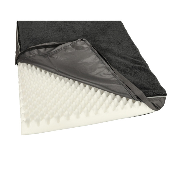Ortopedický pelech pre psa 90 x 70 x 10 cm - tmavosivý