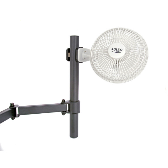 Asztali ventilátor csipesszel és állvánnyal 15 cm Adler AD 7317
